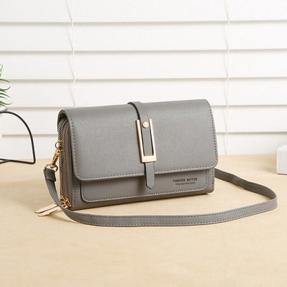 Crossbody Bags for Women Girl PU Leather Purses Handbags Letter Print Bag