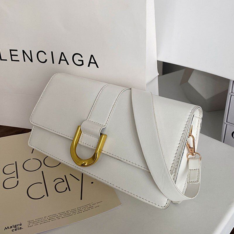 Fashion Handbags Women Leather Shoulder Bags Square Shape Crossbody Small Purse