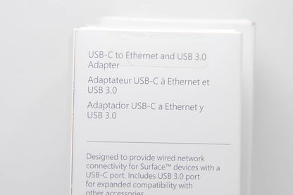 Microsoft Surface USB-C to Ethernet & USB 3.0 Adapter 1860