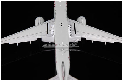 1:400 JC Wings QATAR BOEING 777-300ER Passenger Airplane Flap Down Diecast Model