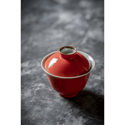 150ml Chinese Ceramic Handmade Gaiwan Tea Bowl Kung Fu Tea Set Teacup Decorate