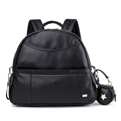 Black Diaper Backpack for Baby Pockets Diaper Bag Mother Travel Stroller Bag