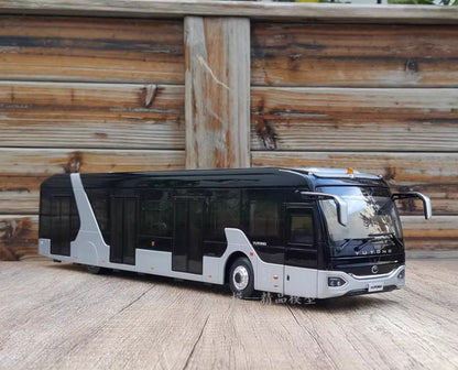 1:42 34CM YUTONG AB14E Airport Shuttle Bus New Energy Vehicles Diecast Model