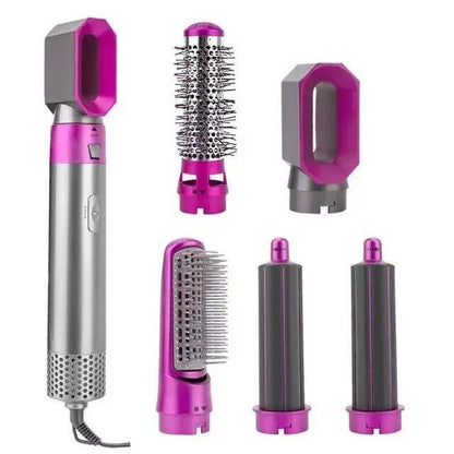 Hair Dryer Brush Hair Styler,5 in 1 Hot Air Brush Set, Automatic Hair Curling