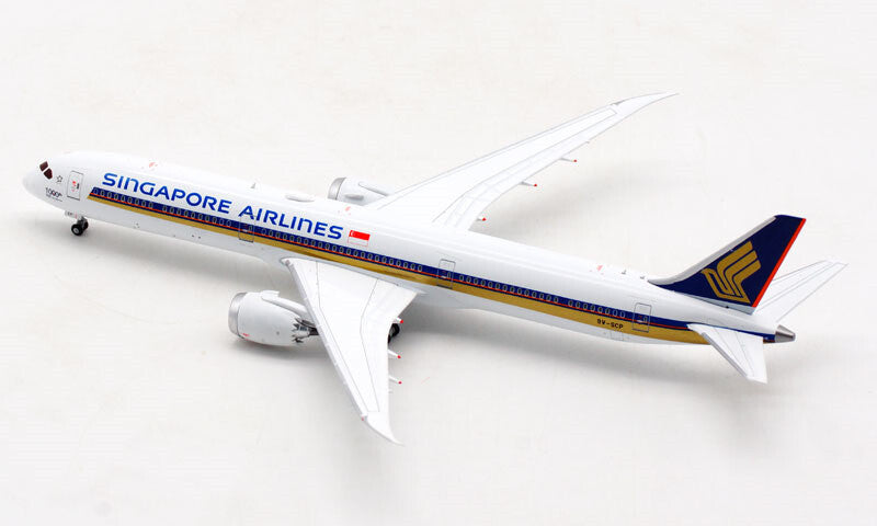 JC Wings Singapore Airlines B787-10 9V-SCP 1000TH 1:400 plane Pre-builded Model