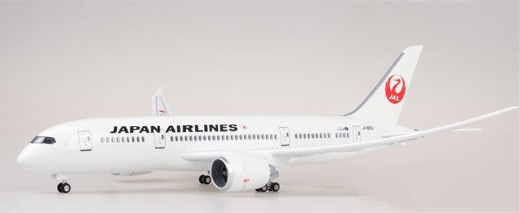 1:130 43CM JAPAN AIRLINES BOEING 787 Passenger Airplane Landing Gear Resin Model