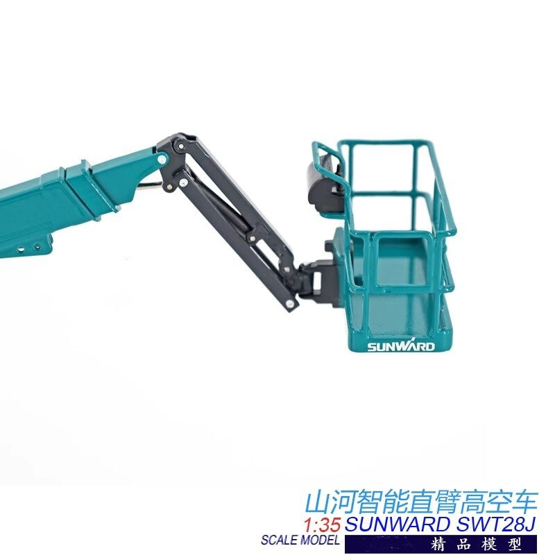 1:35 SUNWARD SWT28J Self-propelled Telescopic Lift Machine Diecast Model