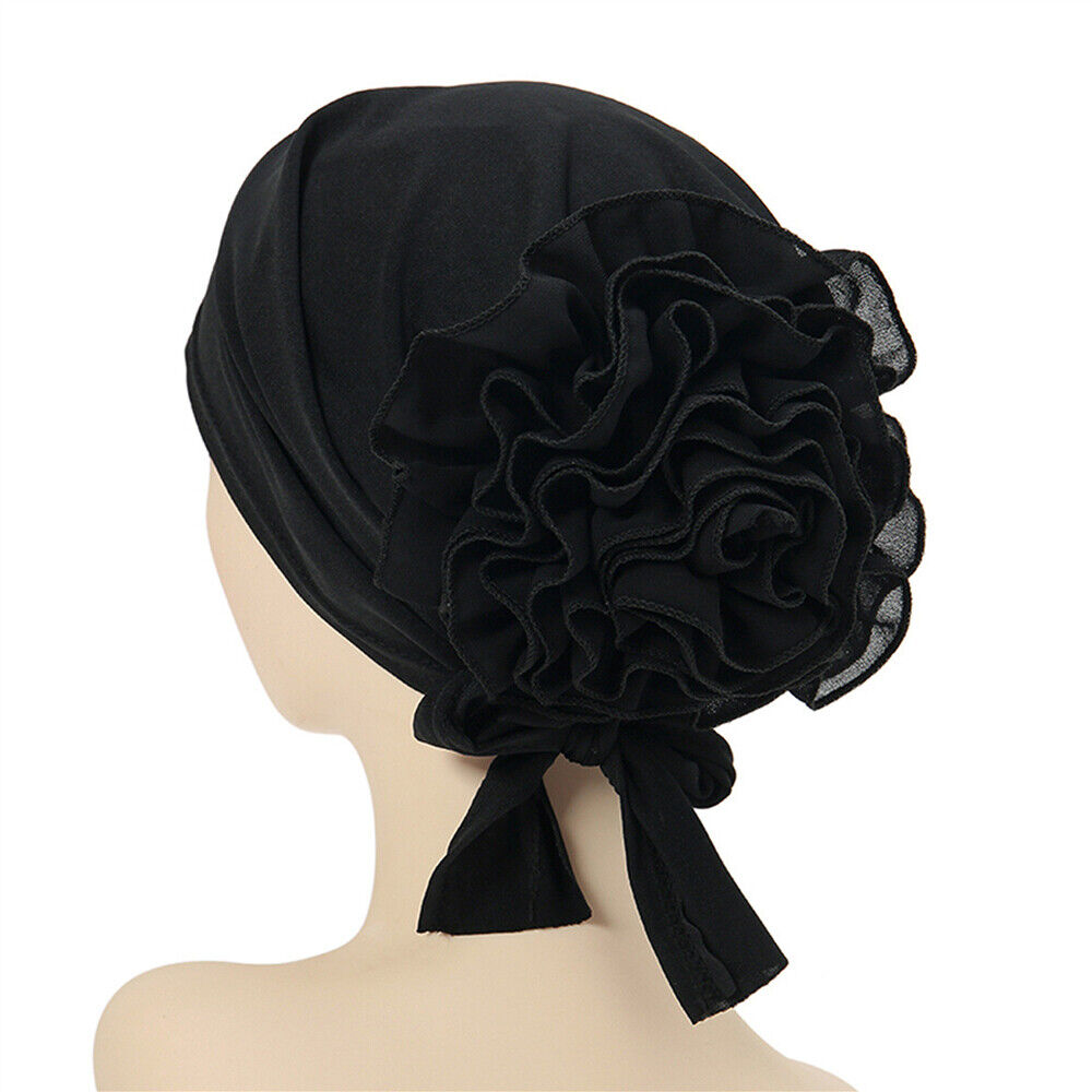 Beanie Turban Hat Pan Flower Hat Flower Hat Toe Cap Muslim Versatile Stretch
