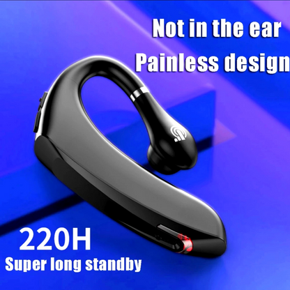 Bluetooth 5.0 Earpiece Wireless Headset Noise Cancelling Earbuds Driving Trucker