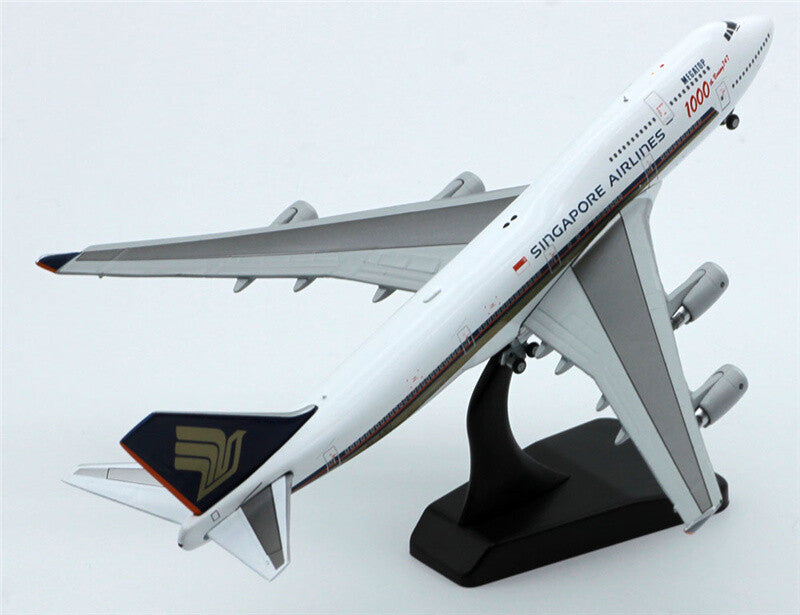 JC Wings Singapore Airlines FOR BOEING B747-400 9V-SMU 1000th 1/400 Plane Model