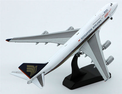 JC Wings Singapore Airlines FOR BOEING B747-400 9V-SMU 1000th 1/400 Plane Model