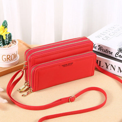 Women's Small Crossbody Handbag Cellphone Shoulder Bag Clutch Wallet Purse USA
