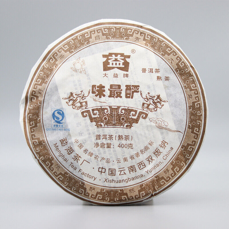 WEI ZUI YAN * 2007 Year Menghai Dayi Aged Pu-erh Ripe Shu Puer Pu Er Tea 400g
