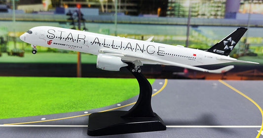 1:400 Aviation AIR CHINA STAR ALLIANCE AIRBUS A350-900 Airplane Diecast Model