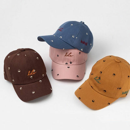 Baby Hats Letter Printing Soft Cotton Adjustable Baseball Caps Children Snapback