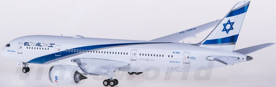 1:400 Phoenix ISRAEL BOEING 787-8 Passenger Aircraft Diecast Airplane Model