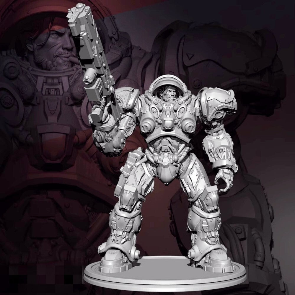 1/24 76mm Resin Figure Model Star Terran Aircraft Armor unassembled unpainted
