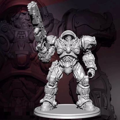 1/24 76mm Resin Figure Model Star Terran Aircraft Armor unassembled unpainted