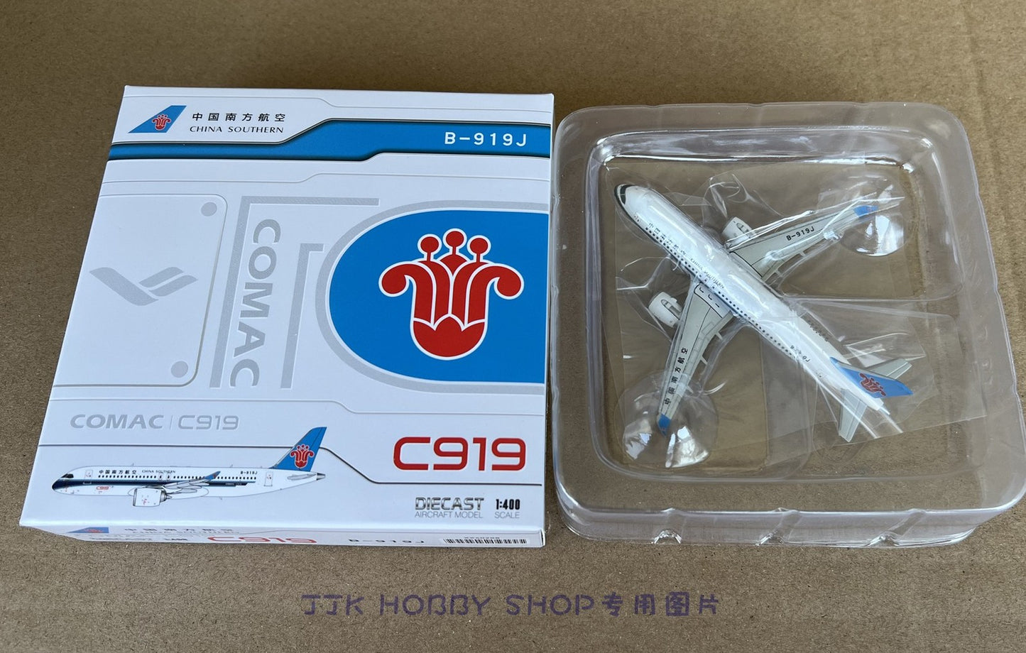 1:400 JC Wings China Southern Comac C919 Passenger Airplane Diecast Plane Model