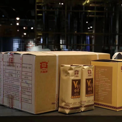 2022 Yr Dayi V93 Puer Shu Tea 500g Batch 2201 Ripe Pu Erh TAETEA Puer Tea