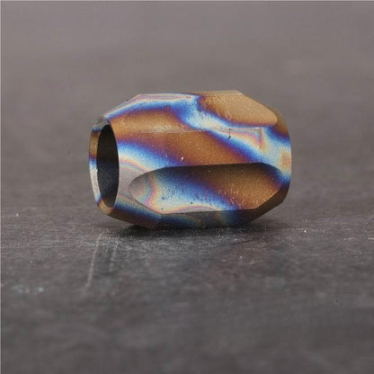 Titanium Alloy Knife Lanyard Bead Paracord Bracelet Bead Necklace Pendant DIY