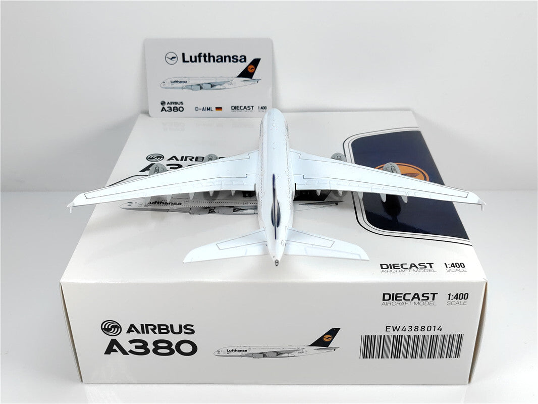 1:400 JC Wings Lufthansa AIRBLUS A380 Passenger Airplane Diecast Aircraft Model