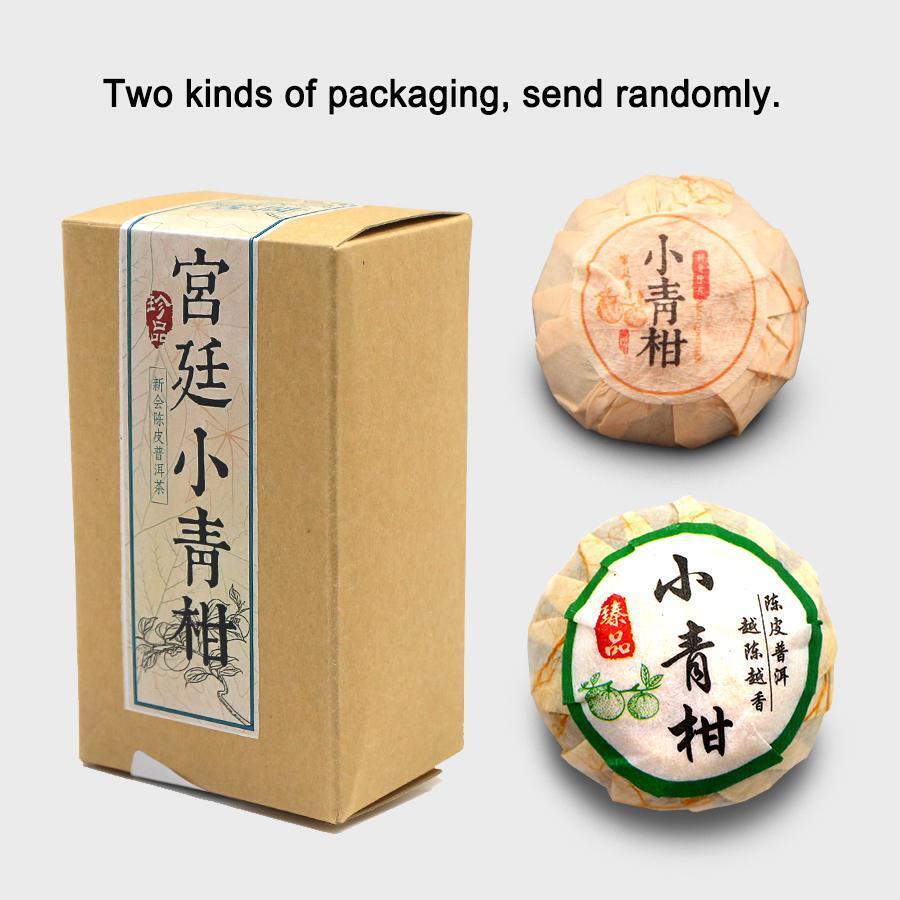 100g Guwen Xinhui Mandarin Yunnan Puer Ripe Tea Orange Shu Puer Tea