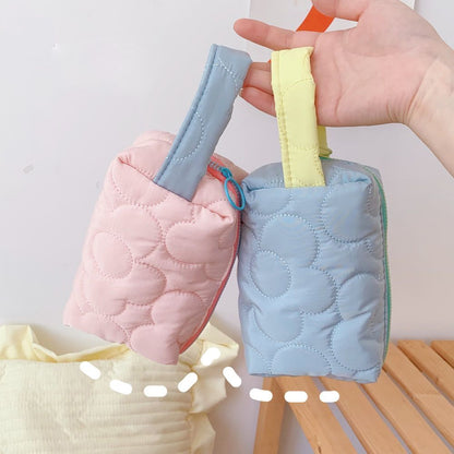 Fabric Makeup Toiletry Bag Candy Cosmetic Organizer Cute Make Up Pencil Case 1PC