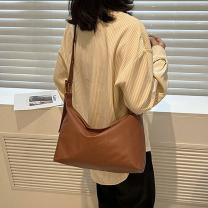 Shoulder Bag Big Pillow Bags Soft Leather Ladies Messenger Purse 32*14*22CM 1PC
