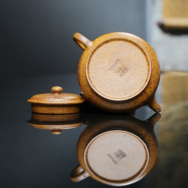 Real Yixing Zisha Clay Tea Pot With Certificate Paper Master Pot Marked 220ml