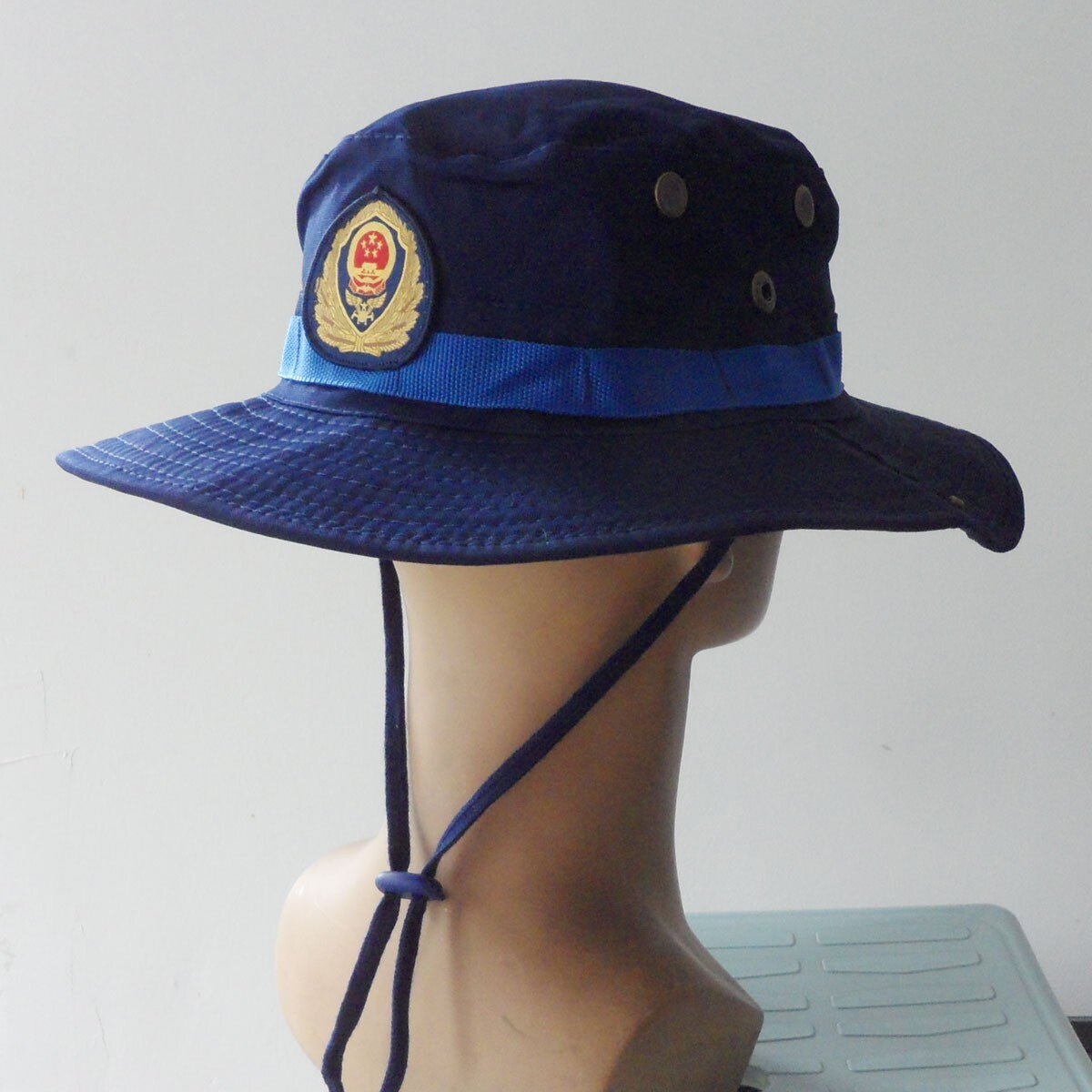 Surplus Cap Chinese Armed Police Force Fireman Cap Boonie Hat Size L