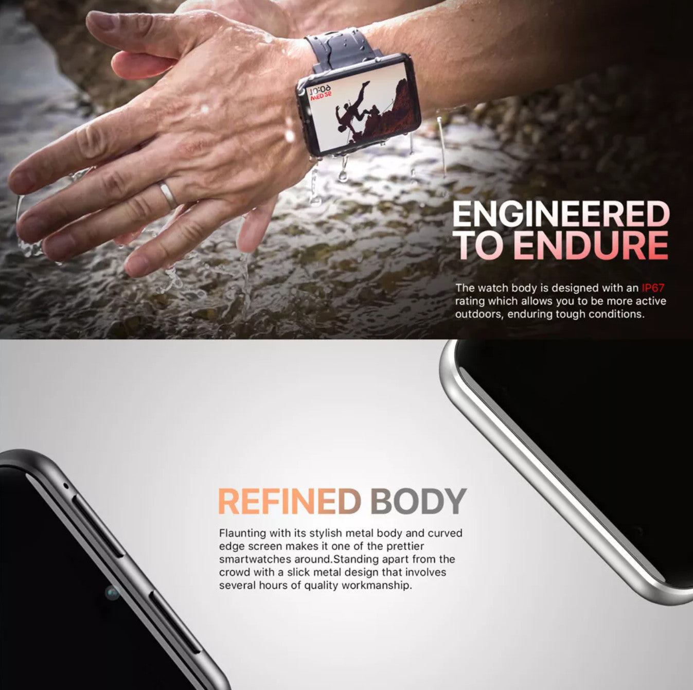 4G Smart Watch for Men Women 5MP Camera Touch Screen 2.86"Inch Screen Android