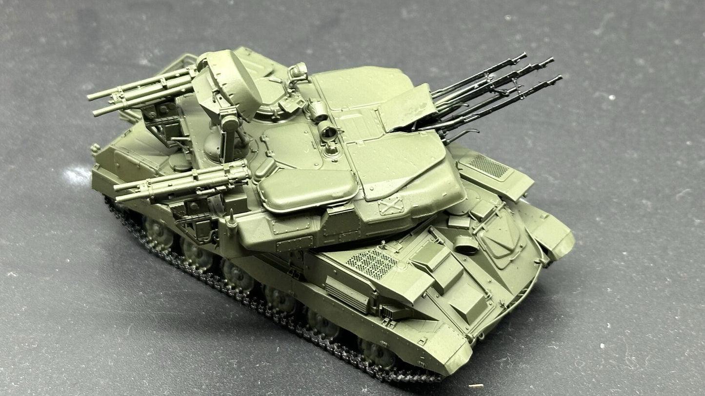1/72 Soviet Shilkha River M4 Anti-Aircraft Vehicle Finished Model Homemade