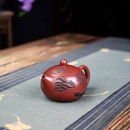 On Sales Real Yixing Zisha Clay Tea Pot Marked Xishi Pot Original Ore Hand Carve