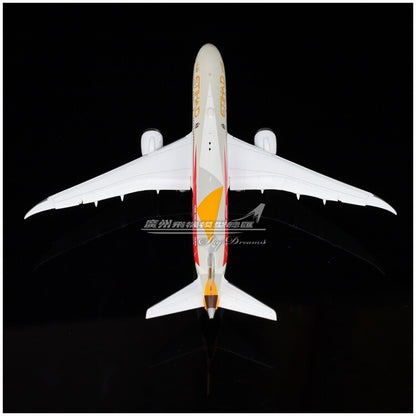 1:400 JC Wings ETIHAD BOEING 787-9 Passenger Airplane Flap Down Diecast Model
