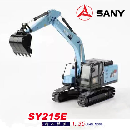 1:35 SANY SY215E Electric Excavator Construction Machine Equipment Diecast Model