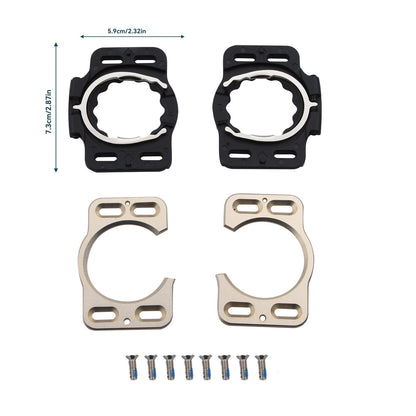 1Pair Pedal Clip Bike Bicycle Shoe Cleats Accessories For Speedplay Zero