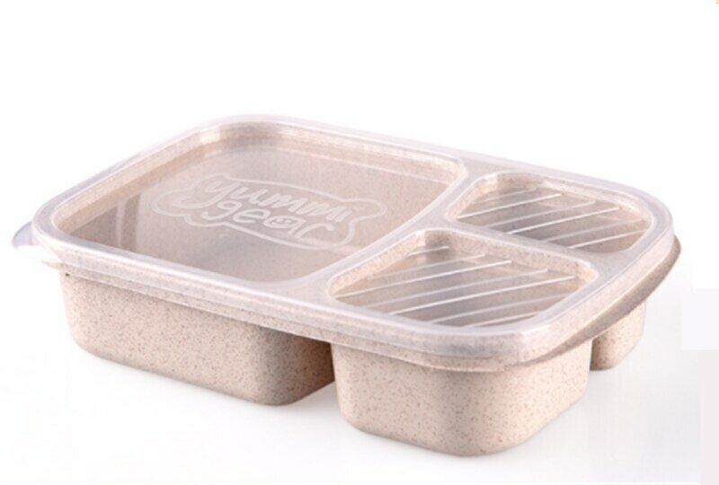 Food Container Storage Tableware Heated Dinnerware Lunch Bento Box Dining Tools