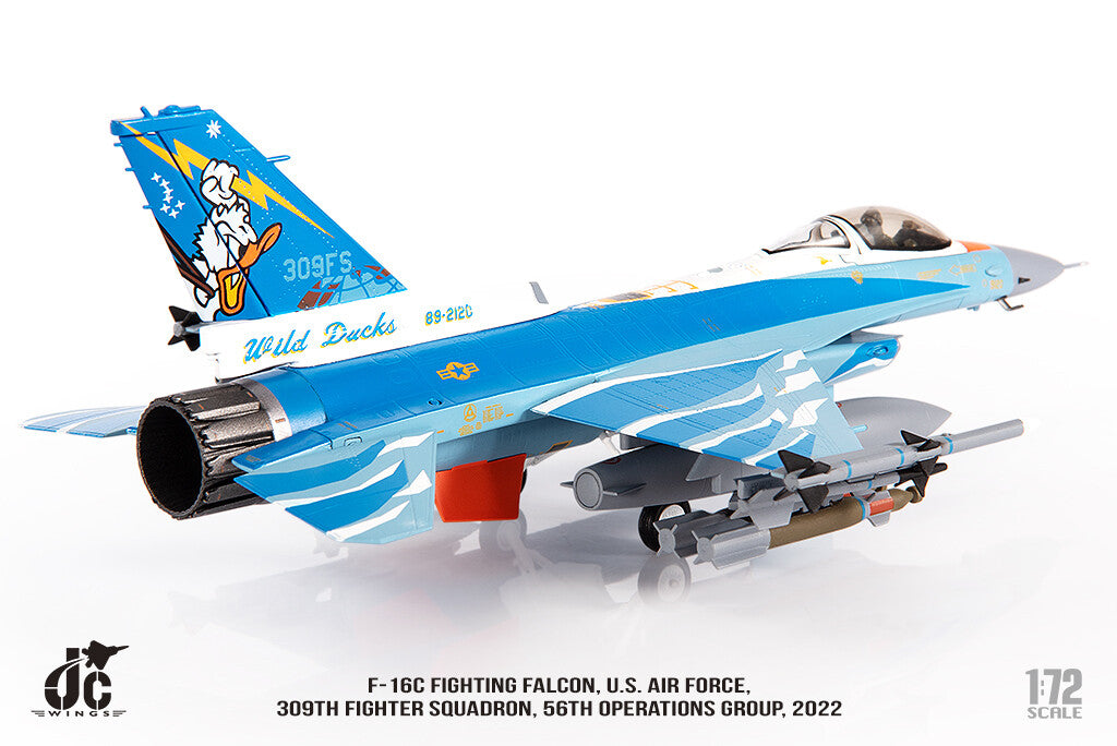 1:72 JC Wings Lockheed F-16C Fighting Falcon USAF Luke AFB Fighter Diecast Model