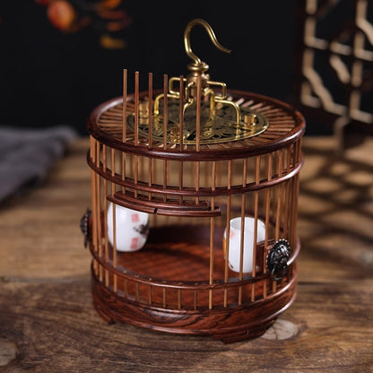 Chinese Hua Li Wood Pet Cage Small Animal Insect Beautiful Handcraft Home Decor