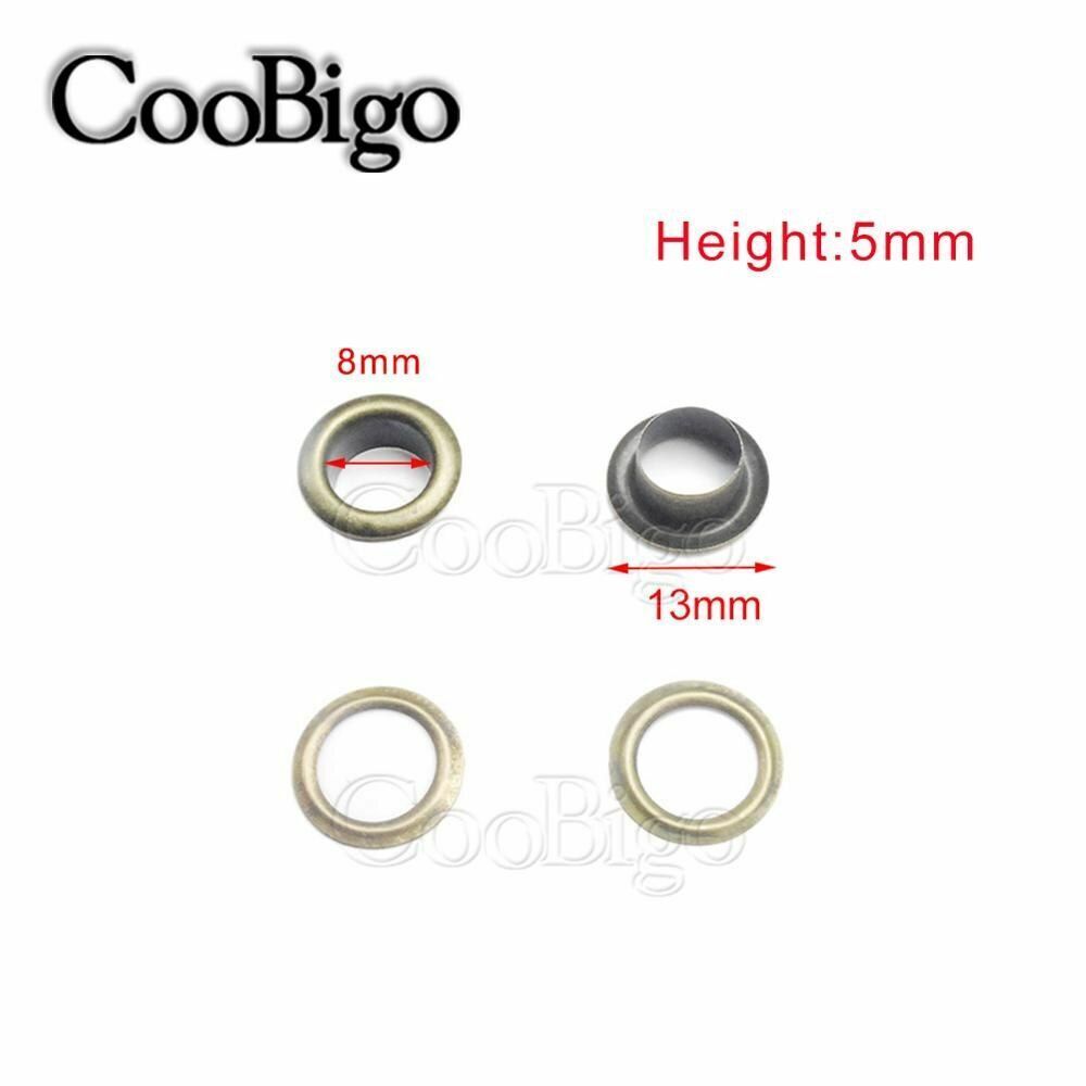 100Set Antique Brass Eyelets Grommets Camping Tent Awnings Canvas Canopy Outdoor