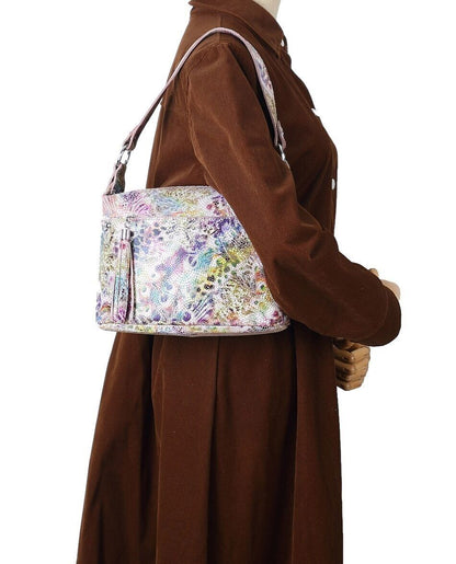 100% Real Leather Bags Women Genuine Leather Coating Colorful Handbags