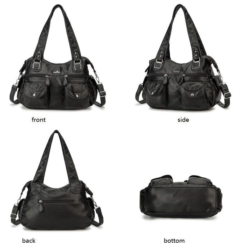 Women Synthetic Bags Large Shoulder Messenger Waterproof Handbag Multifunctional
