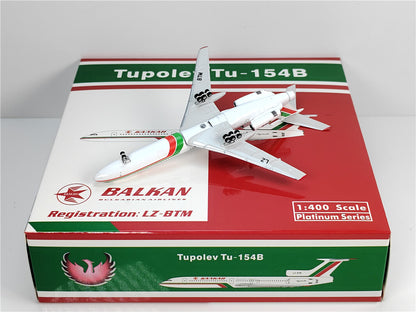 1:400 Phoenix BALHAN Tupolev TU-154B Airplane Diecast Aircraft Plane Model