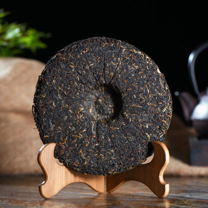 357g/12.59oz High Quality Gift Tea Dian Hong Pu-Erh Tea Cake Spring Black Tea