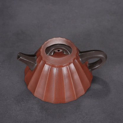 Chinese Yixing Zisha Clay Handmade Exquisite Teapot（霸王石瓢 底款：周桂珍）