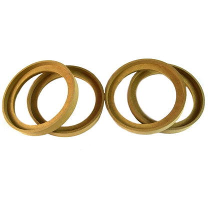 4x Replacement Flush Mount 6.5" Speaker Rings MDF Car Audio Mounting Spacer