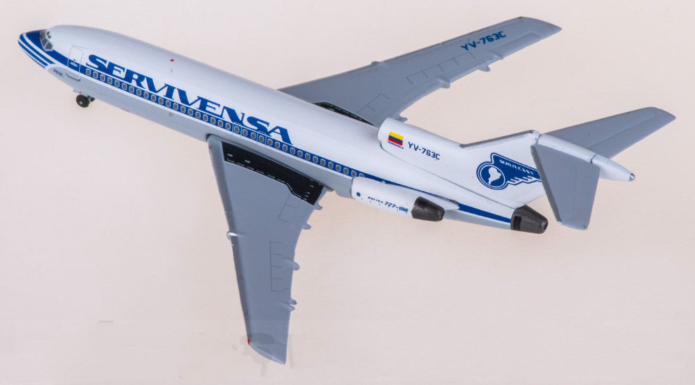 1:400 Aero Classics Servivensa Boeing 727-100 Passenger Airplane Diecast Model