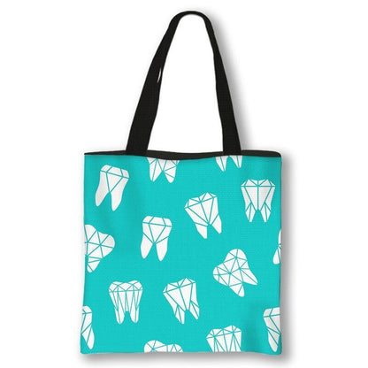 Handbag Casual Tote Bag Shoulder Purse Travelling Storage Pouch Polyester Print