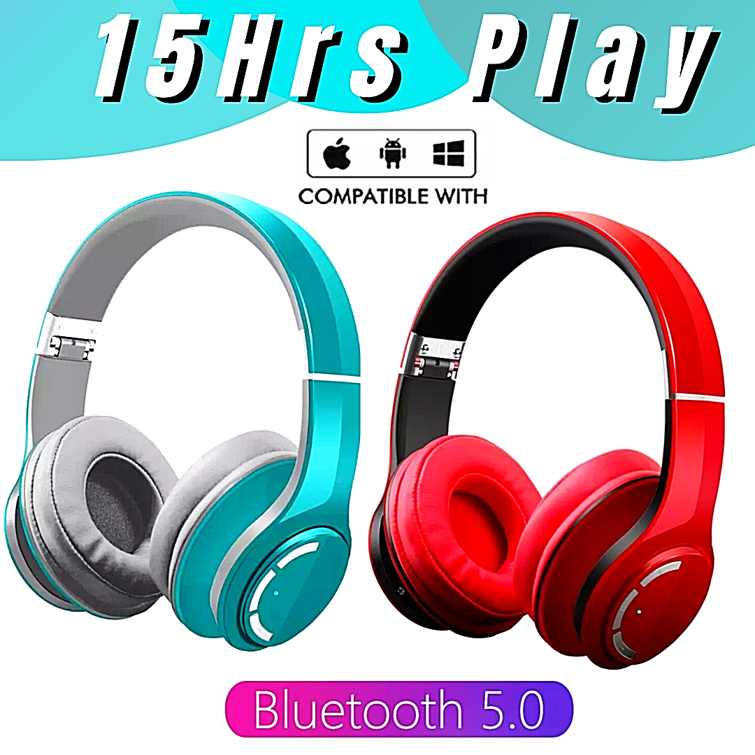 Audifonos Plegables Inalambricos Bluetooth 5.0 Auriculares for All Phones Tablet